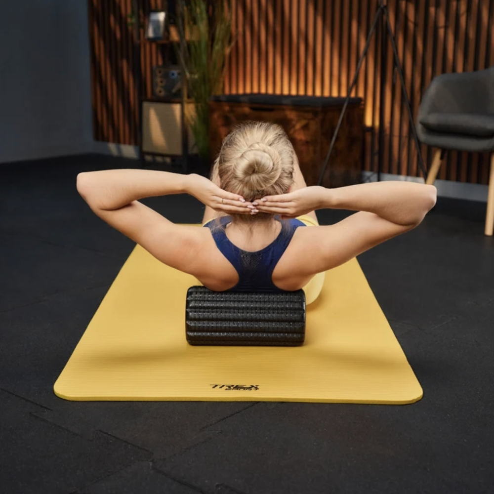 Роллер масажер ребристий Trex Sport TX-030EPR EPP 30см чорний Киев - изображение 2