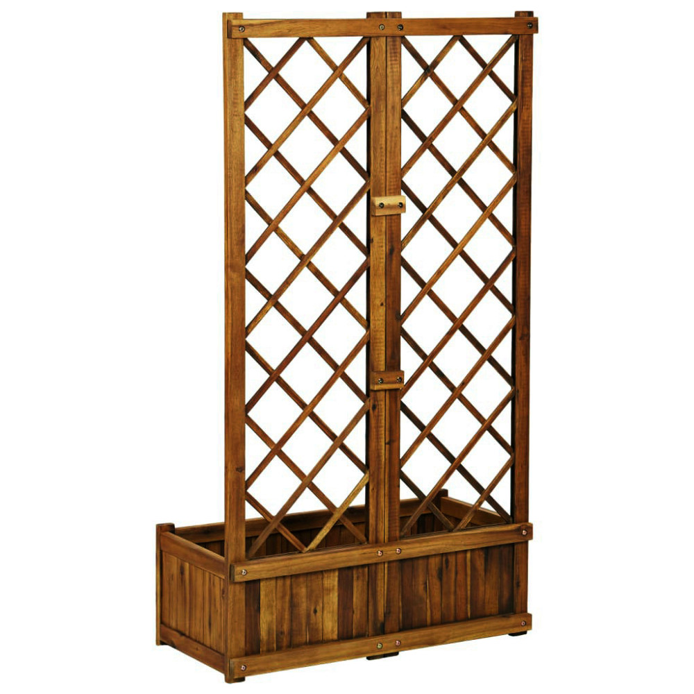 Кашпо со шпалерой 