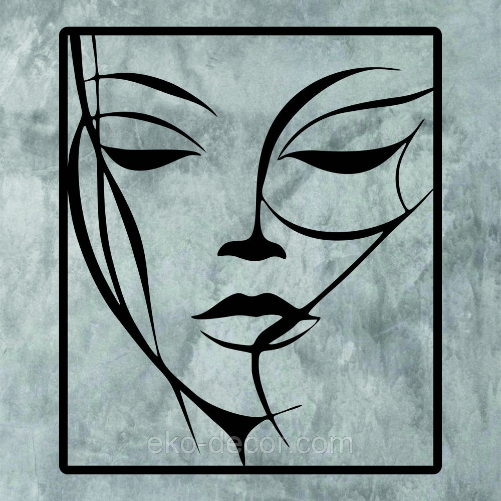 Декоративне настінне 3D Панно «Жіночий Образ», Декор на стіну з об'ємом Київ - фото 7