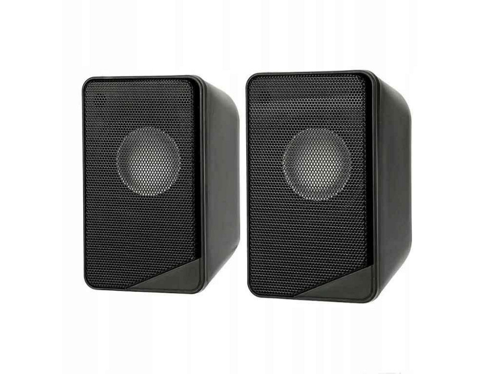 Колонка компютерна 2.0 S2 USB 3.5 чорні 6W ТМ T-WOLF Київ - фото 1