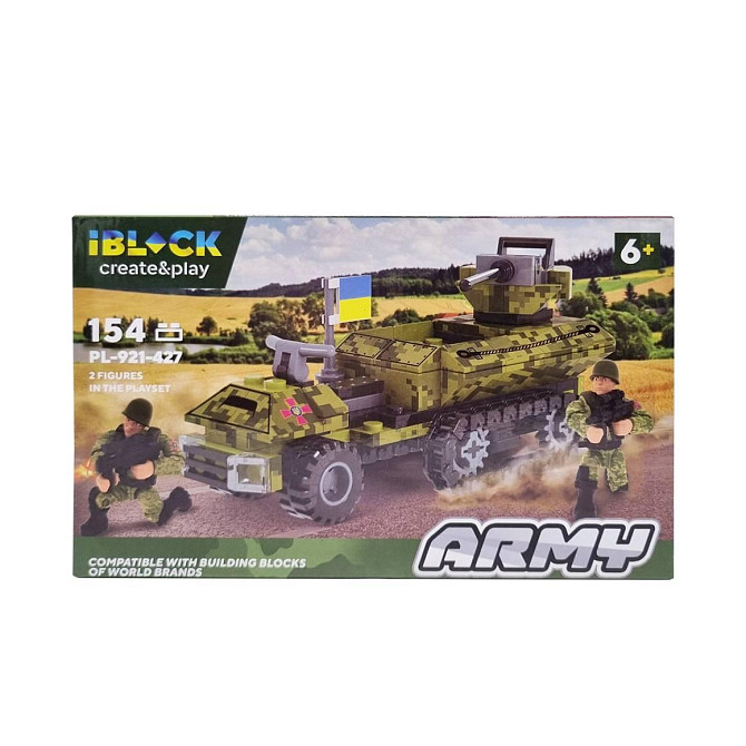 Конструктор дитячий Армія IBLOCK PL-921-427, 4 види (Вид 3) Київ - фото 1