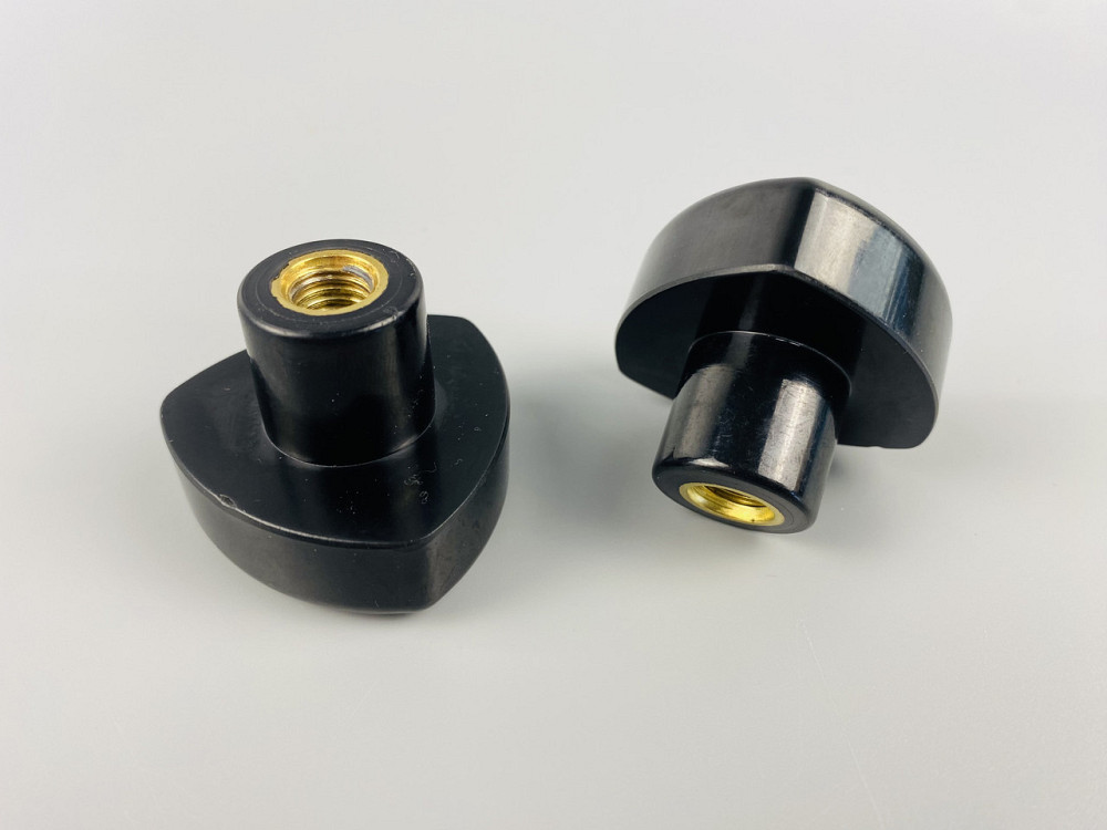 Наконечник важеля універсальний М8, D40 (чорний), латунна втулка різь внутрішня М8 Мукачево - фото 9