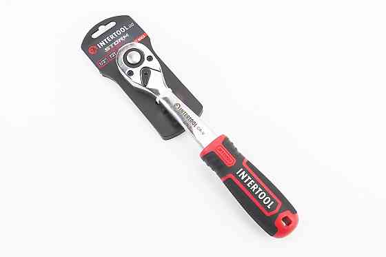 Тріскачка з вигнутою ручкою 1/2" 72 зуба CrV STORM ET-8003 Київ