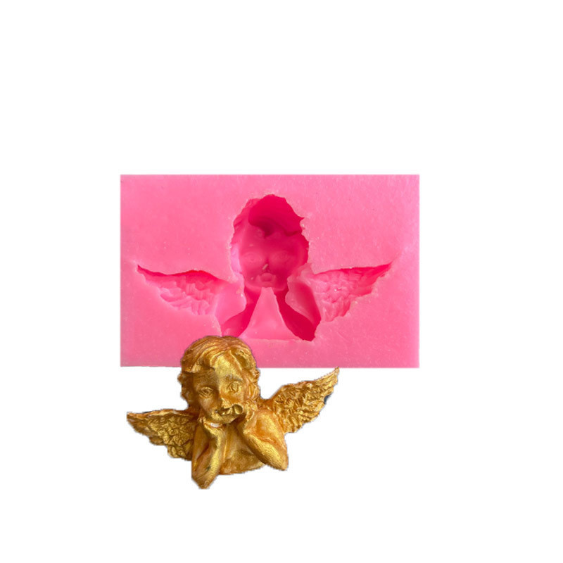 Кондитерский молд Ангел 42 на 57 мм розовый Киев - изображение 3