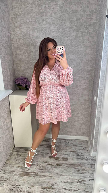 Жіноча стильна романтична легка сукня  із софта Одеса - фото 6