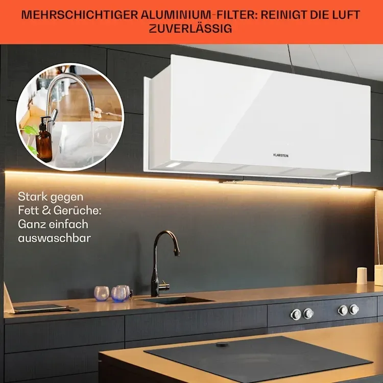 Острівна кухонна витяжка Klarstein Kronleuchter XL 90см Німеччина (Уцінка) Дніпро - фото 6