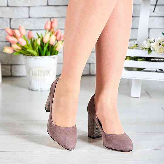 Nivelle Туфли женские NIVELLE капучино замша натуральная каблук 9 см 38-40 (1592/8051-8048) Коломия