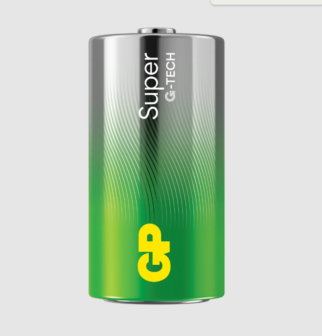 Батарейка міні бочка GP Super Alkaline LR14 14A 1.5 V 2 шт. плівка Рівне - фото 1