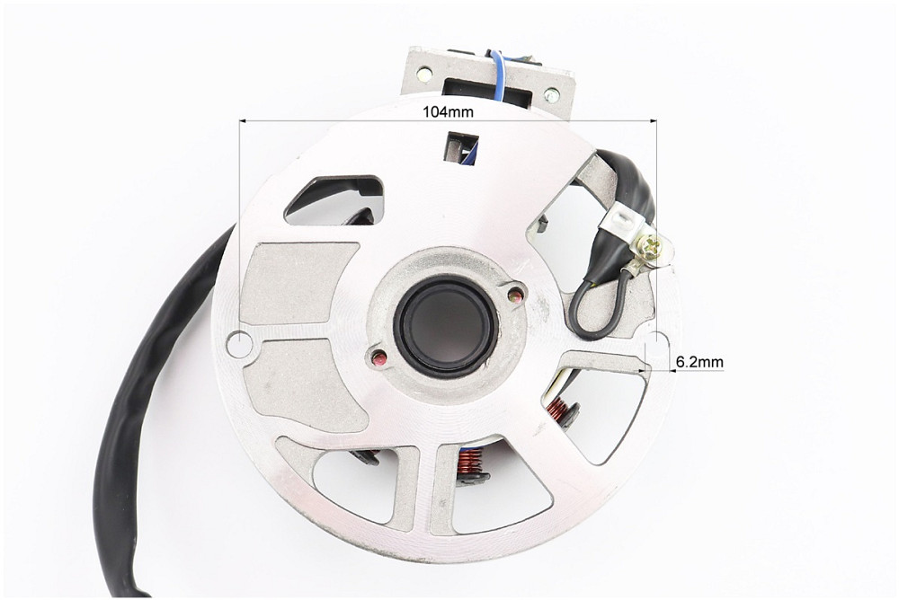 Статор магнето (генератора) Yamaha 3KJ (7 котушок роз'єм "мама / тато 3 + 2 + 1") Київ - фото 3