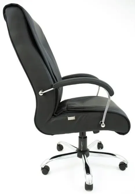 Офисное Кресло Руководителя Richman Munich Fly 2230 Хром М1 Tilt Черный Киев - изображение 3