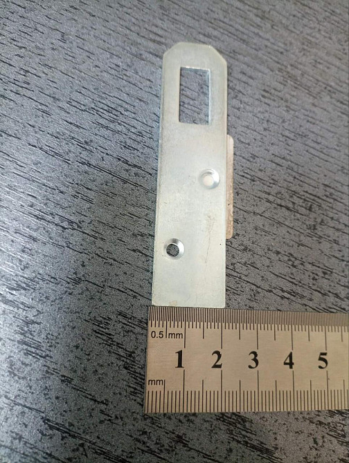 Вушко для підвішування меблів  80х20мм, оцинк білий "Mark" Київ - фото 2