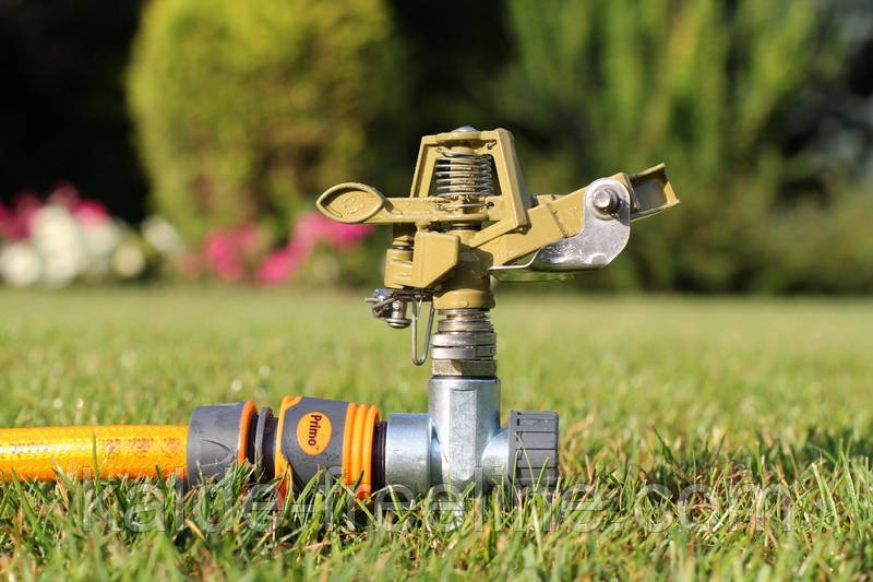 Дощуватель Presto-PS зрошувач імпульсний для газону металевий (8105D) Харків - фото 3