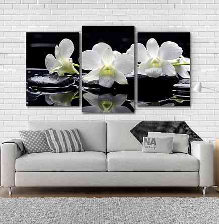 Модульна картина Квіти Орхідея Art-35_3 Київ