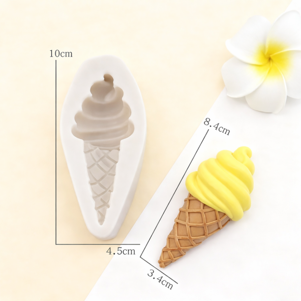 Молд силиконовый Мороженное 100 на 45 мм серый Киев - изображение 3
