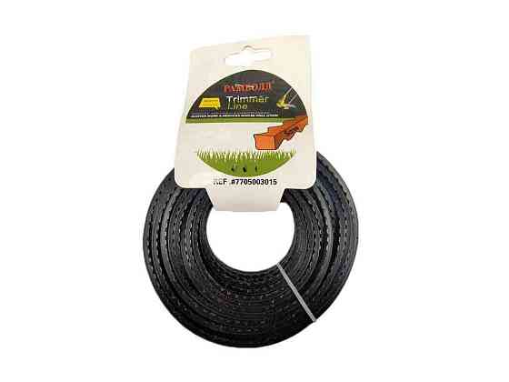 Ліска для підстригання трави Алігатор L=15м d=3,0мм ТМ Trimmer Line   Solmir Київ