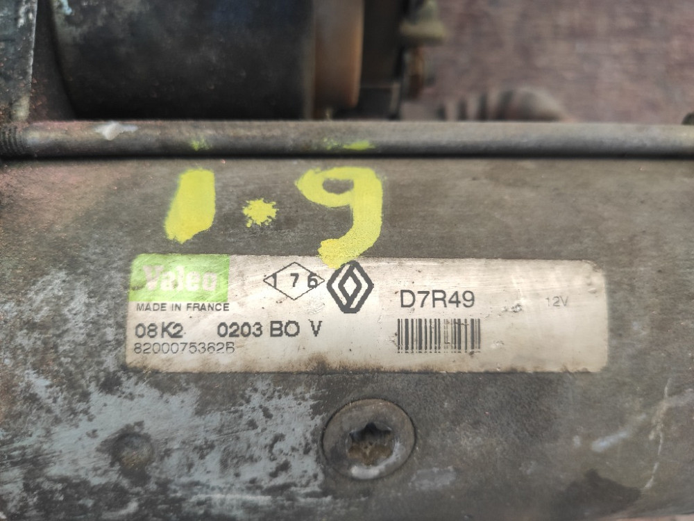 Стартер Nissan Primastar 1.9 dci 2001-2006 (8200075362) Ковель - изображение 4