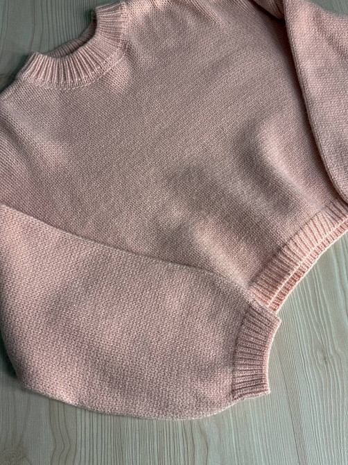 Светр жіночий Fancy Matinee 539 оверсайз однотонний, рожевий, one size Київ - фото 9