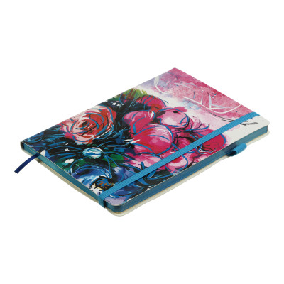 Книга записна Buromax CHERIE А5 96 аркушів лінія, синій (BM.295205-02) Вінниця - фото 3