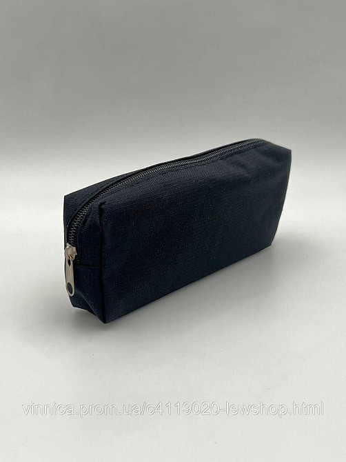 Пенал косметичка черный 20*7*3.5 см Черновцы - изображение 3