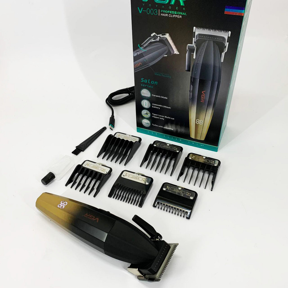 Сімейна машинка для стрижки волосся VGR V-003, Електрична акумуляторна машинка для стрижки RH-84 Івано-Франківськ - фото 9