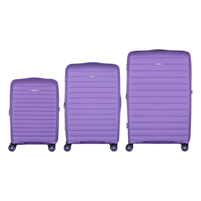 Набор чемоданов 2E Aero (L+M+S), лавандові (2E-SPP-AERO-SET3-LV) Вінниця - фото 9