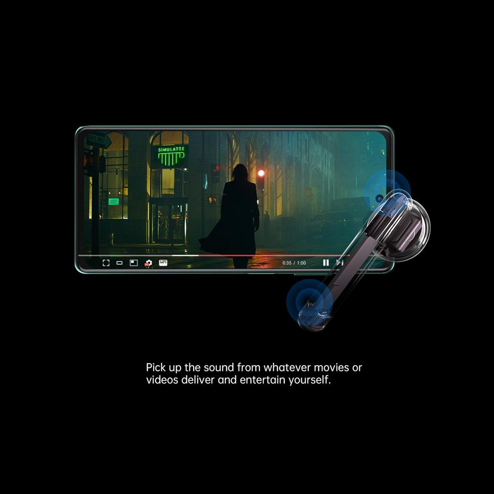 Бездротові навушники Blackview AirBuds 6 Bluetooth 5.3 Водозахист IPX7 Ультралегкі TWS Навушники Білі Київ - фото 8