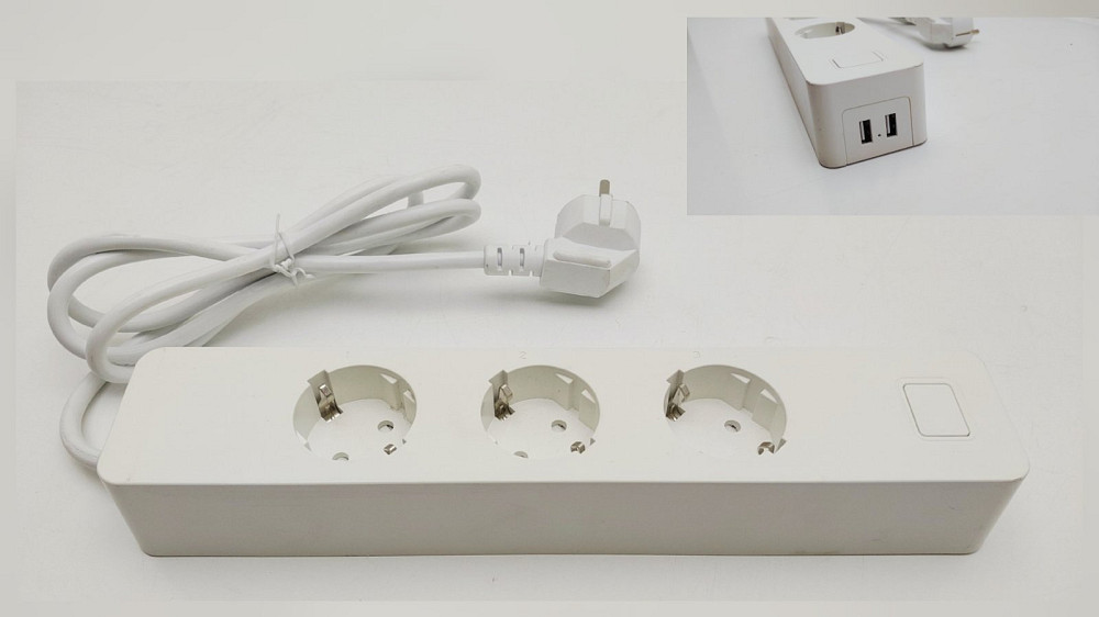 Розумний WI-FI подовжувач з 3 розетками і 2 USB (Б клас) Луцьк - фото 2