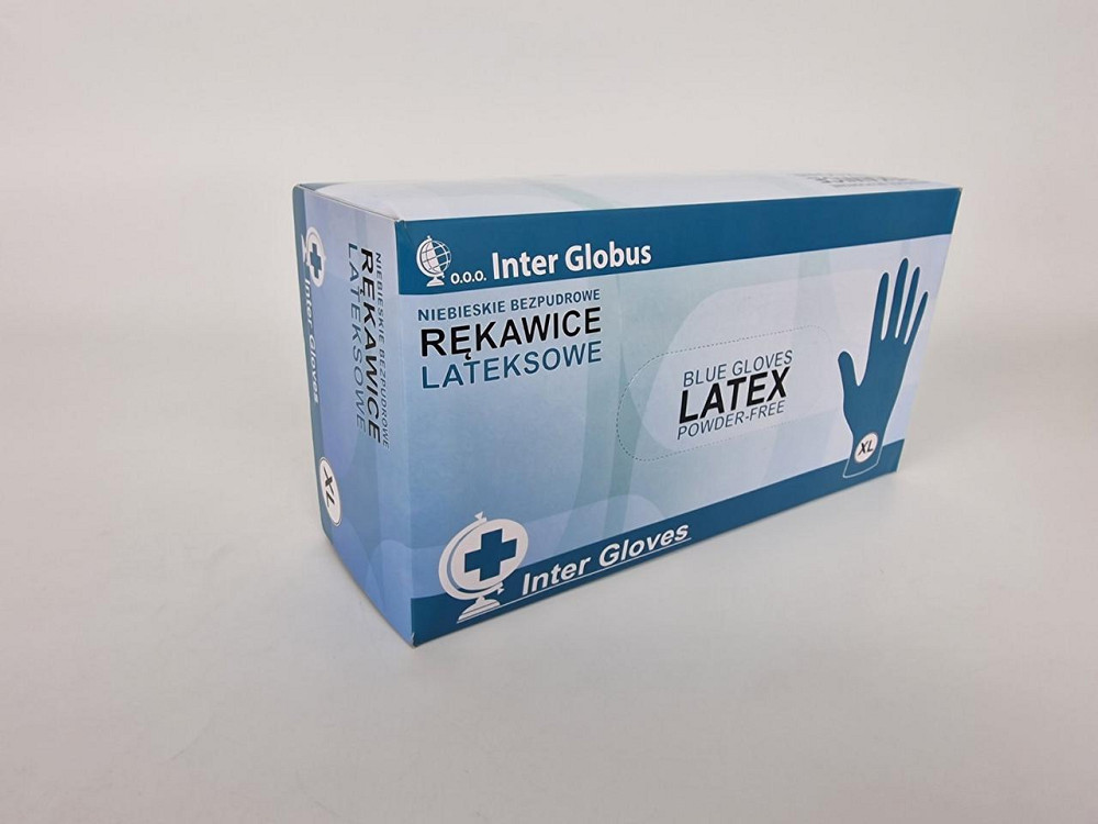 Рукавички гумові "Ambulance" Inter Globus 50 шт. (XL) (1 пачка) Харків - фото 1