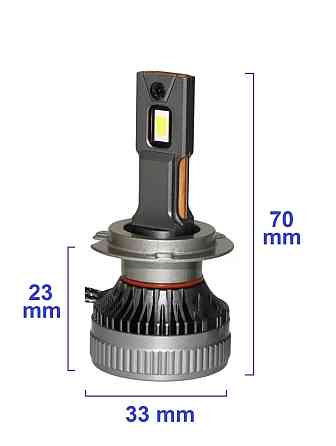 Комплект светодиодных ламп QLine DualVision H7 (PX26d) 65W Canbus 6000K 24V Харьков
