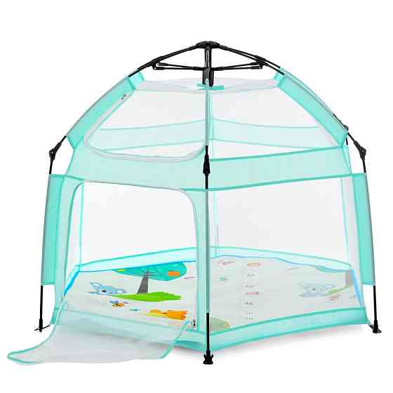 Детский манеж MR 1512 Dusty Green 146×127×110 см Винница