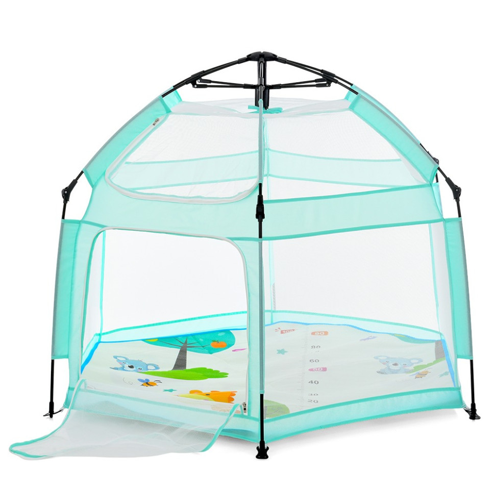 Детский манеж MR 1512 Dusty Green 146×127×110 см Винница - изображение 2