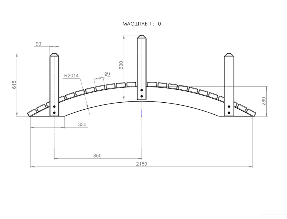 Садовий місток "Жако" мускат Миколаїв - фото 2