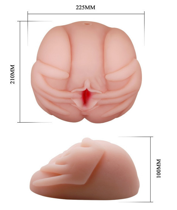 Мастурбатор вагина и анус с вибрацией BAILE - French lady, Vibration Heating function, BM-009022 Sex Aura Киев - изображение 8