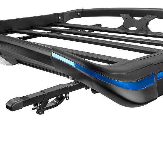 Экспедиционный багажник на крышу авто универсальный чёрная алюминиевая 160X110CM Киев