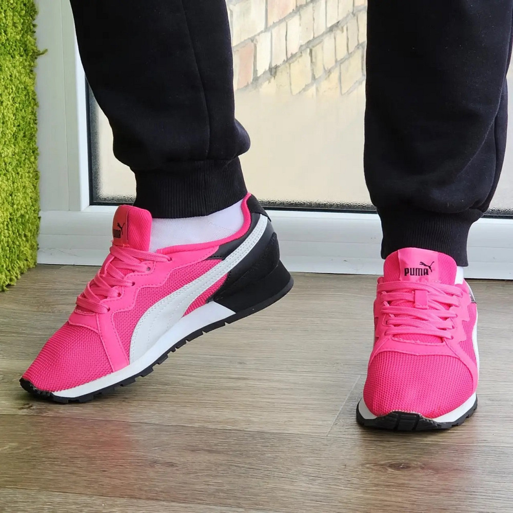 Женские Кроссовки Puma Слипоны Розовые Мокасины Пума (размеры: 36,37,38,39) Днепр - изображение 5