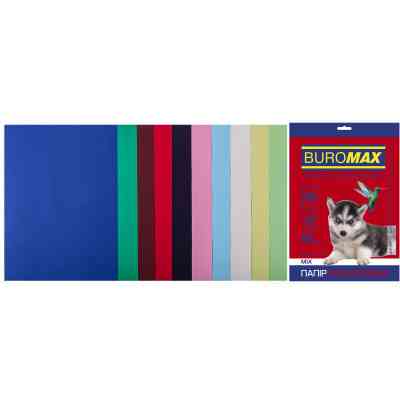 Бумага Buromax А4, 80g, DARK+PASTEL, 10colors, 20sh (BM.27211120-99) Винница