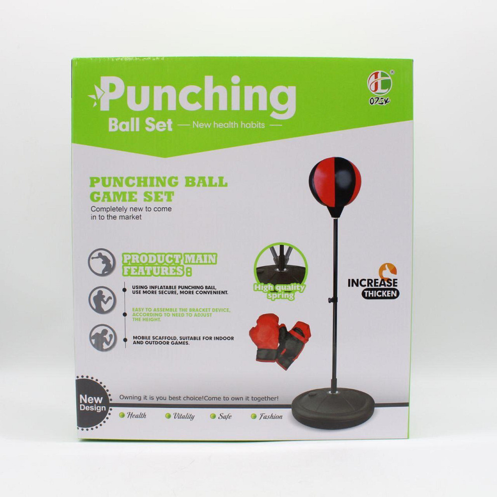 Дитячий боксерський набір Надувна груша на стійці (80-110см) + рукавички / Боксерська груша / Набір для боксу Київ - фото 10