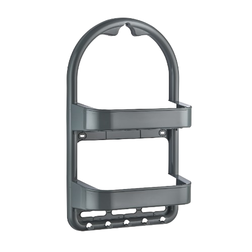 Полиця для ванної кімнати мала пластик сірий OZER-B-015 ELIF Житомир - изображение 1