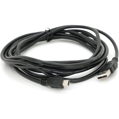 Дата кабель USB 2.0 AM to Mini 5P 3.0m black Voltronic (YT-C/AM-3MnB/5446) Вінниця - фото 1