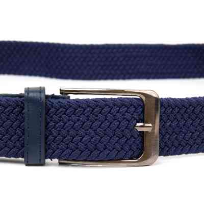 Ремень Vintage Текстильный мужской Синий (20524) Винница