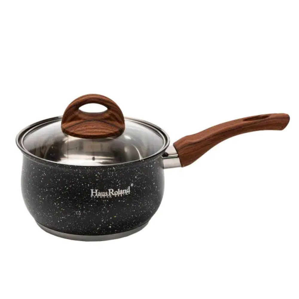 Набір посуду з нержавіючої сталі 10 предметів чорний Київ - фото 10