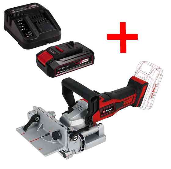 Фрезер ламельний акум. Einhell TE-BJ 18 Li - Solo + АКБ 2,5А/г, 6500 об/хв.,Пазовна фреза Ø100 x Ø22 x 4 мм Київ
