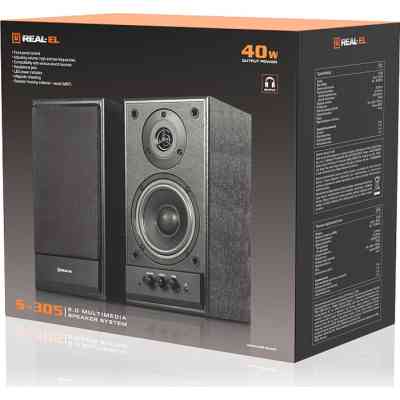 Акустична система REAL-EL S-305 Black (EL121200012) Вінниця