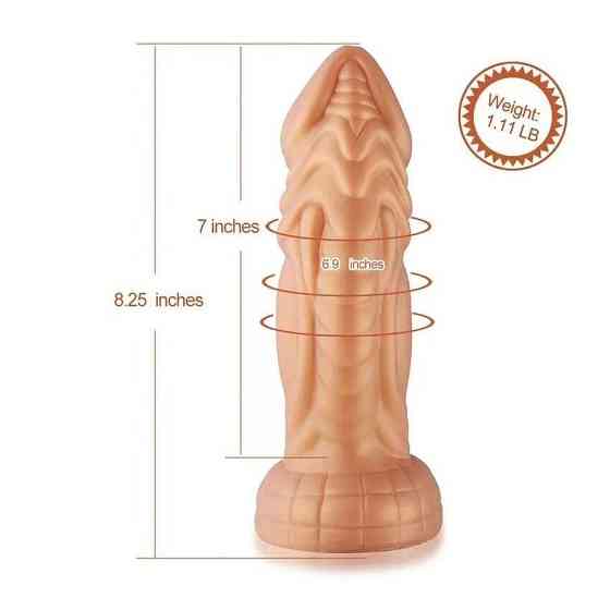 Фалоімітатор для секс-машин Hismith Slightly Curved Silicone Dildo Monster Series, кріплення KlicLok Sex Aura Київ