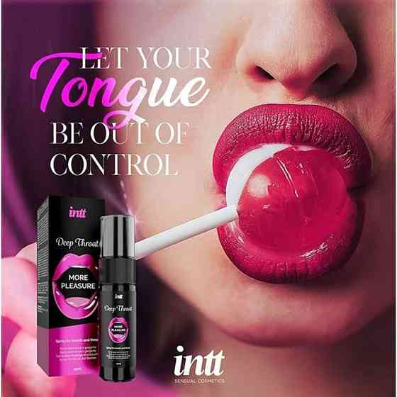 Спрей для оральных ласк Intt Deep Throat освежающая мята Sex Aura Киев