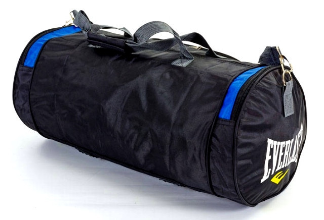 Сумка спортивна EVERLAST 55х28 кругла чорна GA-016-BK Київ - фото 2