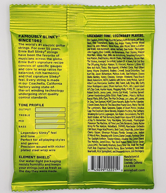 Струны для электрогитары Ernie Ball 2221 Regular Slinky 10-46 Одесса - изображение 2