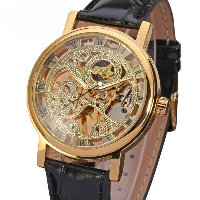 Мужские наручные часы Winner Gold Винница - изображение 1