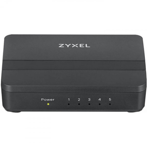 Комутатор Zyxel GS-105S v2, 5 портів 1000 Мбіт/с, настільний, пластиковий корпус (GS-105SV2-EU0101F) Киев - изображение 1