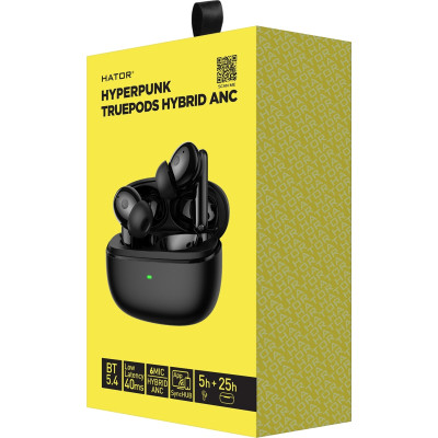 Навушники Hator Truepods Hybrid ANC Black (HTA431) Вінниця - фото 5